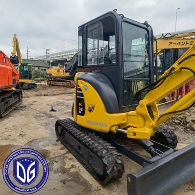 USED máy đào PC35 có khả năng xử lý vật liệu hiệu quả