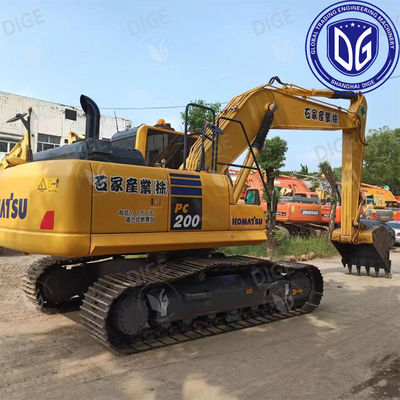 PC200 Máy đào Komatsu sử dụng 20 tấn Máy đào lướt thủy lực trung bình Nhật Bản