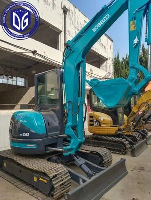 Sk55 tiên tiến sử dụng Kobelco 5,5 tấn Excavator mạnh mẽ linh hoạt cho xây dựng
