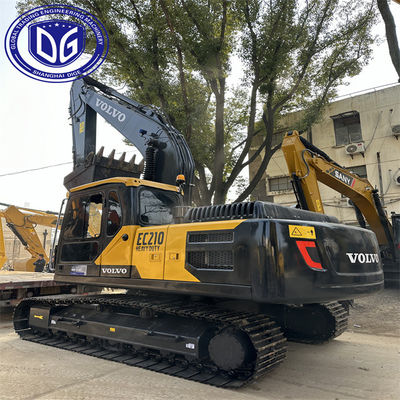 Volvo sử dụng EC210 21Ton Crawler Excavator 92%Mới hiệu suất và chất lượng tốt