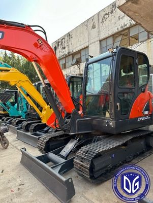 Doosan DX60 6Ton thợ đào nhỏ với tải trọng nặng và máy móc rắn