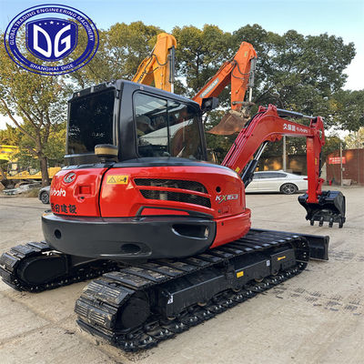 6 tấn KX163 Máy đào Kubota cũ Máy đào thủy lực