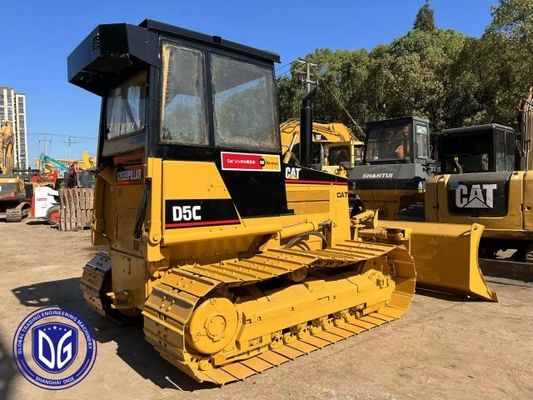 D5C Caterpillar Dozer sử dụng Bulldozer thủy lực 16 tấn