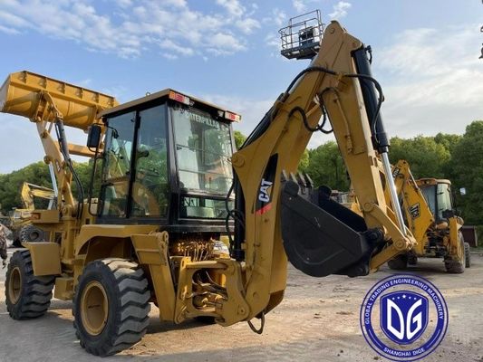416E Caterpillar Máy tải lượm sử dụng Máy tải lượm sử dụng mạnh mẽ Máy thủy lực