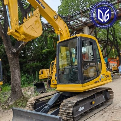 PC60-7 Máy đào Komatsu cũ Máy đào Komatsu mini