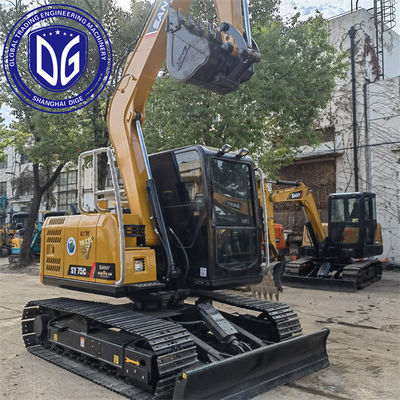 Sany SY75C 7.5Ton Excavator Crawler được sử dụng với hệ thống làm mát tiên tiến