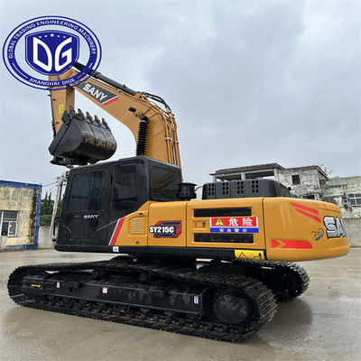 Sử dụng Sany SY215 21,5Ton Crawler Excavator với động cơ tiêu thụ nhiên liệu thấp