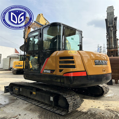 Sany SY55 5.5Ton Mini sử dụng máy đào trong chất lượng cao hàng tồn kho phong phú có sẵn bây giờ
