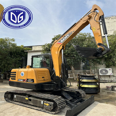 5.5 tấn Mini Used SANY Excavator SANY 55C Pro Backhoe Hydraulic Crawler Excavator