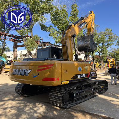 Sử dụng Sany SY135 13,5Ton máy đào thủy lực hiệu suất tuyệt vời trong chất lượng tốt bán
