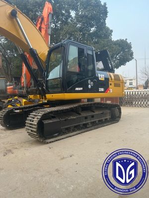Cắt cạnh sử dụng Caterpillar 329D Excavator 29T với hoạt động thủy lực trơn tru