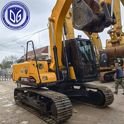 Sy155C Sany 15,5 tấn máy đào cũ với tiêu thụ nhiên liệu tối ưu