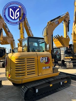 305.5E2 5,5 tấn Excavator Caterpillar sử dụng với độ sâu đào cao hơn