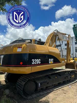 Động cơ mô-men xoắn cao 320C Caterpillar 20t Excavator được sử dụng với hệ thống thủy lực tốt
