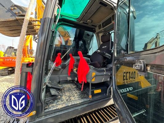 Ec140 14 tấn Volvo Excavator sử dụng với hệ thống quạt làm mát hiệu quả