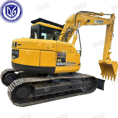 Máy đào PC128US ít được sử dụng với khả năng xử lý vật liệu hiệu quả