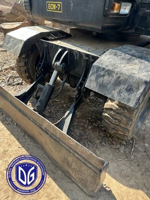 Hyundai sử dụng máy đào bánh xe 60w-7 6Ton thủy lực máy đào nhỏ 10 đơn vị có sẵn bây giờ