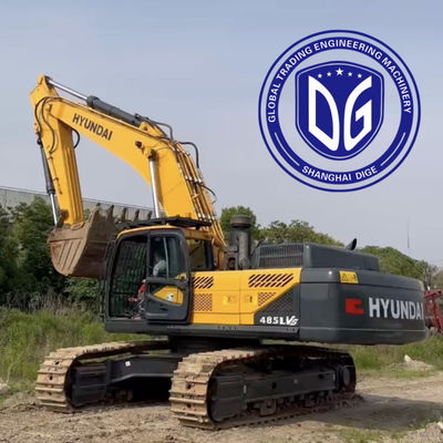 R485 Sáng tạo Hyundai Excavator sử dụng 48,5t Nhiều tính năng an toàn