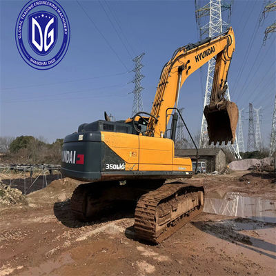 Hyundai 350 35Ton Crawler máy đào thủy lực chất lượng tốt với công suất cao
