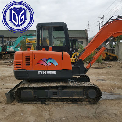 Điều kiện tuyệt vời DH55 Xổ Doosan 5.5 tấn được sử dụng với bảo trì chuyên nghiệp