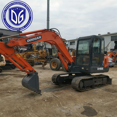 Điều kiện tuyệt vời DH55 Xổ Doosan 5.5 tấn được sử dụng với bảo trì chuyên nghiệp