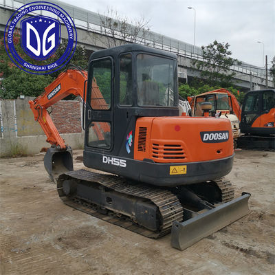 Điều kiện tuyệt vời DH55 Xổ Doosan 5.5 tấn được sử dụng với bảo trì chuyên nghiệp