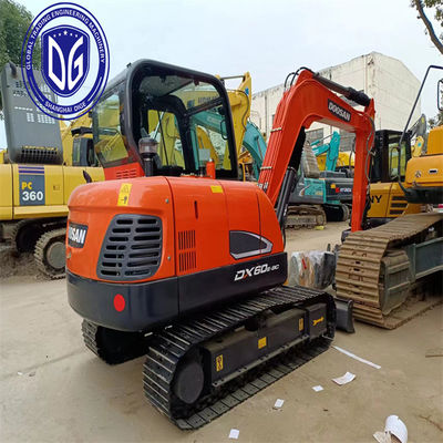 DX60E-9C được tối ưu hóa Máy thủy lực thợ đào Doosan 6t, điều khiển chính xác