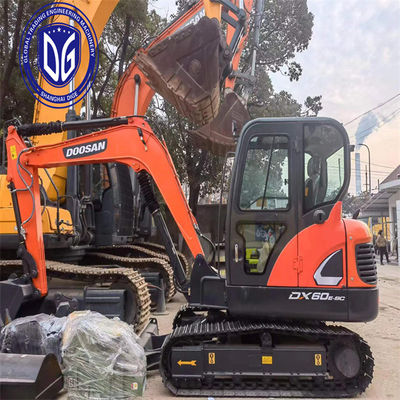 An toàn và ổn định DX60 sử dụng Doosan 6 tấn Excavator sử dụng Mini với hoàn toàn nâng cấp