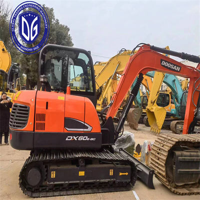 An toàn và ổn định DX60 sử dụng Doosan 6 tấn Excavator sử dụng Mini với hoàn toàn nâng cấp