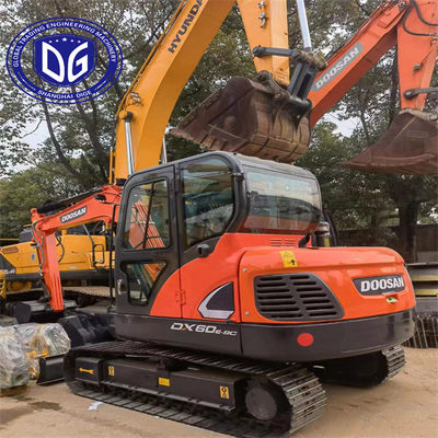 An toàn và ổn định DX60 sử dụng Doosan 6 tấn Excavator sử dụng Mini với hoàn toàn nâng cấp