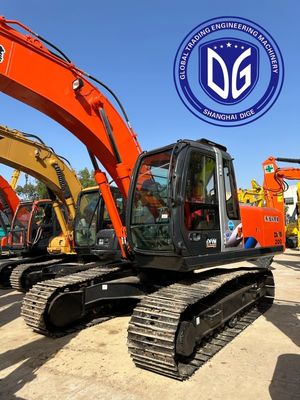 Hệ thống làm mát hiệu quả ZX200-3 Máy đào Hitachi cũ 20T Máy đào thủy lực