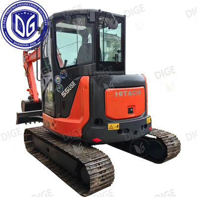 Nguồn gốc Nhật Bản ZX55 Máy đào Hitachi cũ ZX55 Máy đào lướt qua sử dụng Hitachi Máy đào thủy lực ZX55