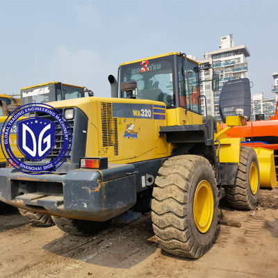 Loader phía trước Loader Komatsu cũ WA320-5 Sản xuất nguồn lao động nguyên bản