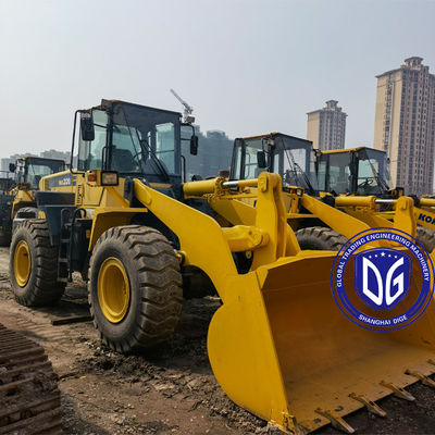 Loader phía trước Loader Komatsu cũ WA320-5 Sản xuất nguồn lao động nguyên bản