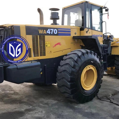 Loader đầu tiên gốc Komatsu WA470-6 Loader cũ trong tình trạng tốt