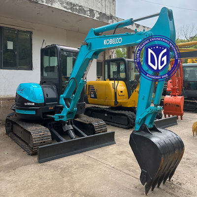 Máy đào thủy lực Mini Kobelco SK55 được sử dụng,5.5 tấn, 90% mới, sẵn sàng bán ngay.