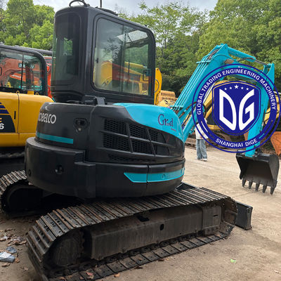 Máy đào thủy lực Mini Kobelco SK55 được sử dụng,5.5 tấn, 90% mới, sẵn sàng bán ngay.