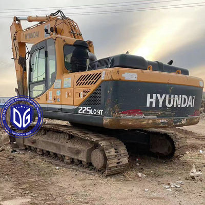 Được sử dụng nguyên bản Hyundai 225 22.5Ton Crawler Excavator Excavator trung bình có sẵn bây giờ