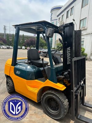 3t 8FDA30 Toyota Cổ dụng xe nâng mạnh mẽ Cổ dụng xe nâng máy thủy lực