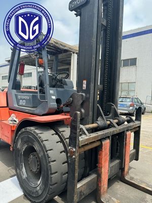 8t 8FDA80 Toyota Cổ dụng xe nâng mạnh mẽ Cổ dụng xe nâng máy thủy lực