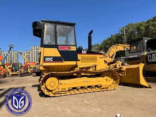 D5C sử dụng Caterpillar Dozer máy kéo thủy lực với sức mạnh tuyệt vời