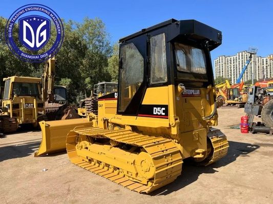 D5C sử dụng Caterpillar Dozer máy kéo thủy lực với sức mạnh tuyệt vời