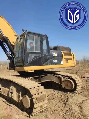 Thợ đào hào 340D2L Thợ đào sâu sử dụng 40 tấn Thử nghiệm thời gian Thợ đào xử lý đất