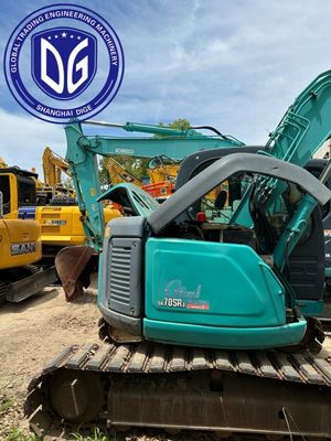 Sk75SR sử dụng Kobelco 7.5 tấn Excavator linh hoạt cho xây dựng