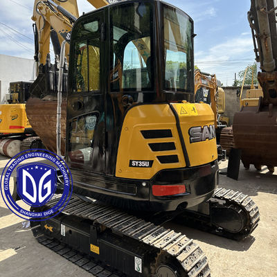 Sany SY35 3.5Ton thợ đào nhỏ gần như mới với thiết kế nhỏ gọn