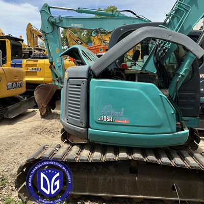 Kobelco cũ SK70 7Ton máy đào nhỏ gốc từ Nhật Bản xử lý tải trọng nặng