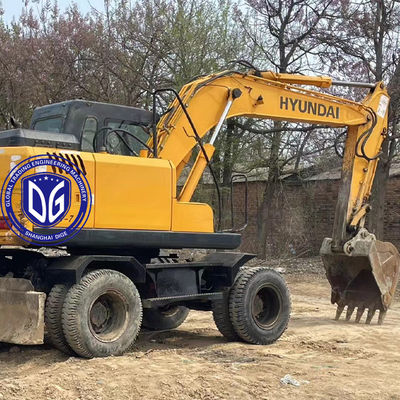 Splendid Used Hydraulic Excavator Hyundai 150W Wheel Excavator In Stock Được bán ngay