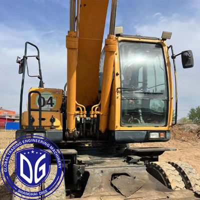 Nguồn gốc Hàn Quốc 210W-9 Máy đào bánh xe Hyundai cũ 210W-9 Máy đào bánh xe cũ Hyundai Excavator 210W-9