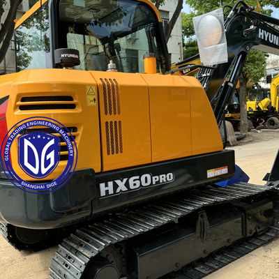 Hyundai HX60 6ton Crawler Excavator Mẫu mới và mới nhất với mức tiếng ồn thấp