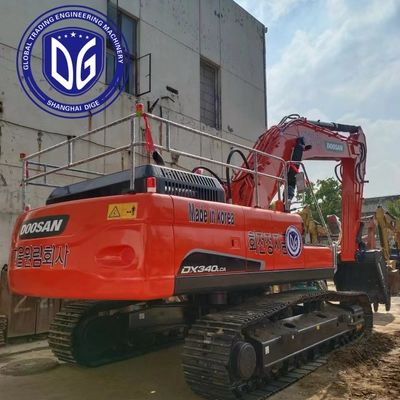 DX340LCA 34t Máy đào Doosan cũ gốc từ Hàn Quốc với cánh tay mạnh mẽ
